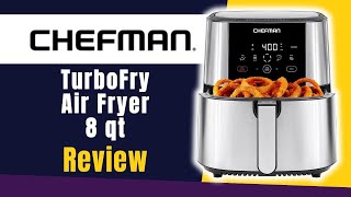 Chefman Turbofry Air Fryer 8 qt Review  One Of The Best Air Fryers 2024 [upl. by Oiciruam]