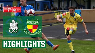 HIGHLIGHTS  Newcastle Town 10 Nantwich Town  PitchingIn NPL West  13424 [upl. by Ivett688]