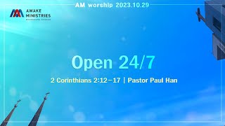 명성교회 영어예배  English Worship Service 20231029Open 247 [upl. by Aile]