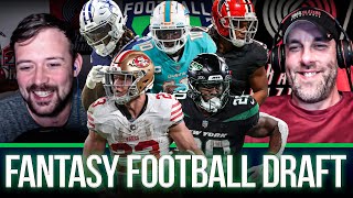 2024 Fantasy Football Draft LIVE with Torey Eric and more  12Team PPR [upl. by Edelstein]