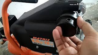 PETUNJUK PENGGUNAAN KOMPRESOR ANGIN LISTRIK MATRIX 075 hp 10 Liter [upl. by Prue]