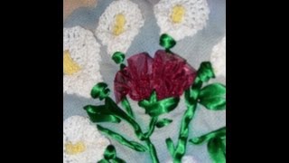 DIY Cómo hacer un clavel sencillo flor armada en listón [upl. by Tegirb904]