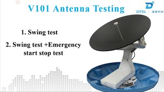 2024 Ditel V101 1m VSAT Antenna Testing [upl. by Egiap]