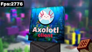 Minecraft java edition best client  Axolotl client [upl. by Nomael]