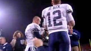 BYU Fight Song John Beck Redskins QB [upl. by Remliw]