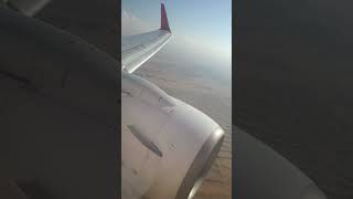 Boeing 737 Approach and Landing at Dubai Intl Airport [upl. by Sidoeht121]