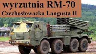 wyrzutnia wieloprowadnicowa RM70  czechosłowacka Langusta II [upl. by Becker]