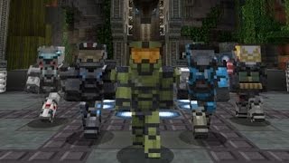 Minecraft Review Texture Pack Halo 18 [upl. by Areyk]