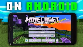 Easy way to play minecraft java on android  How to install minecraft java in PHONE [upl. by Akel]