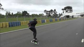 Un tour de circuit avec Christophe Audoire  24 H ROLLER LE MANS [upl. by Carbone]