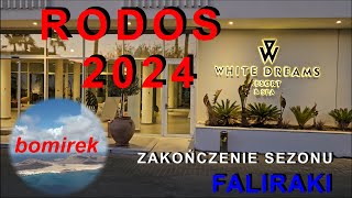 331 Rodos 2024  White Dreams Resort amp Spa  koniec sezonu w Faliraki z agatabodkuchni [upl. by Mulligan163]