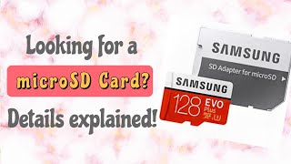 EXPLAINED Micro SD Card and Symbols  Unboxing of Samsung EVO Plus 128GB Micro SD Card with Adapter [upl. by Namruht]