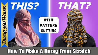 How To Make a Durag  360 Waves  Durag Tutorial [upl. by Yakcm]