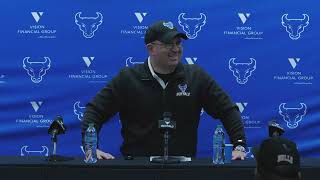 UB Football Postgame Press Conference after win over Toledo [upl. by Doti442]