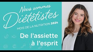 De l’assiette à l’esprit  L’impact de la nutrition sur le bienêtre et la santé mentale [upl. by O'Dell]