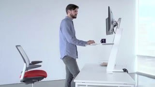 Humanscale Quickstand Workstation Ergonomio [upl. by Davine]