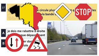 2024 permis de conduire théorique belgique ✅ 50 Questions  examen code de la route test 6 [upl. by Carolyn]