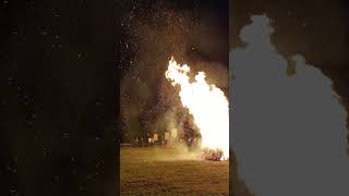 Bonfire Tantad Breton Pardon BulatPestivien Côtes dArmor Brittany France 14th September 2024 [upl. by Esyle865]