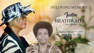 Celebrating the Life of Ianthe Brathwaite [upl. by Yrellav145]