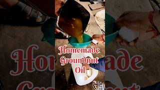 Homemade Groundnut Oil Process homemade Groundnut Oil Process shorts [upl. by Strait]