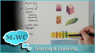 Watercolor Glazing and Layering Basics [upl. by Assilla]