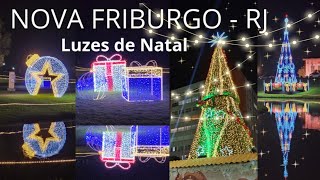 Nova Friburgo  RJ Luzes de Natal 2023 vlog luzesdenatal [upl. by Losse]