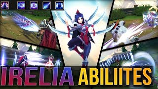 IRELIA ABILITIES Spotlight Gameplay Rework  League of Legends [upl. by Adnohsor]