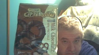 Snyders Of Hanover Delights Mini Pretzels In Hersheys Milk Chocolate [upl. by Stinky]