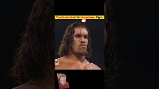 the great Khali vs under taker shorts viral shortvideo wwe thegreatkhali undertaker [upl. by Anawal]