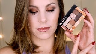 Maybelline the City Mini Palette  Bronze Eyeshadow Tutorial  Rooftop Bronzes [upl. by Nednerb]