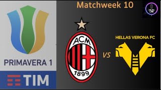 AC Milan vs Hellas Verona  Primavera 1  LIVE [upl. by Novit312]