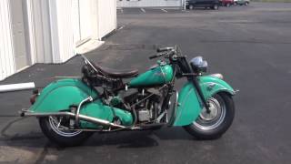 Original paint 1948 indian chief FOR SALE [upl. by Rebel770]