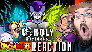 Dragon Ball Super Broly Abridged 🐉 REACTION [upl. by Arhna]