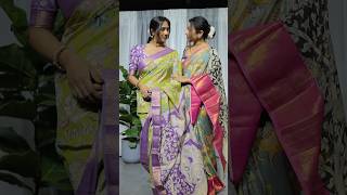 Styling this trending saree southindian sareestyle kannadashorts [upl. by Felt]