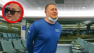 Intoxicated Nurse Has Extreme Airport Meltdown After Missing Flight [upl. by Erfert]