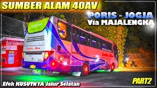 SUMBER ALAM Lewat Jalur Ekstrim  Trip Naik Bus Sumber Alam 40 AV Poris  Jogja [upl. by Iduj]