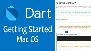 Getting Started with Dart  Installation on Mac OS [upl. by Ambler]