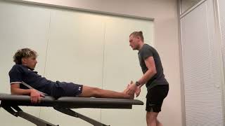 ATTH 3110 Peripheral MSK Assessment Ankle amp Knee Owen Almquist [upl. by Allehc]