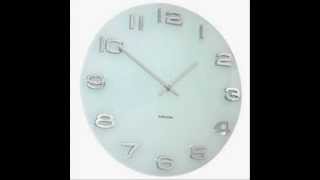 Karlsson Vintage Wall Clock  White Round Glass  35cm [upl. by Millburn739]