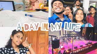 A Day in my life😍 Day vlog🌈💗 අමිල සර්ගේ class එකේ Generation23 Talent Show එක බලන්නත් ගියා🥰❤️ [upl. by Annasoh9]