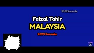 Faizal Tahir  MALAYSIA 2024 Karaoke [upl. by Novaelc]