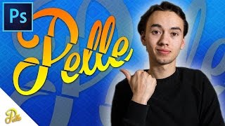 HOE MAAK JE MIJN LOGO  Photoshop CC Tutorial [upl. by Airalednac]