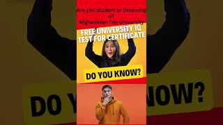 Afghanistan Top University IQ Test shorts shortsfeed shortsbeta quiz quizgames quiztime quizz [upl. by Danice412]