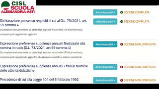 Tutorial Informatizzazione Nomine Supplenze  Esempio Prima Fascia GPS [upl. by Airenahs333]