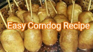 CORNDOG RECIPE  Easy recipe [upl. by Lakin]