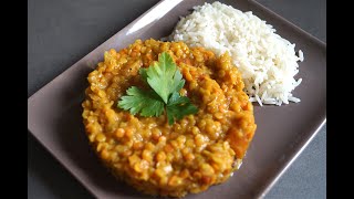 Lentilles corail au curry [upl. by Eekorehc]