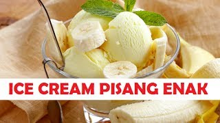 Resep Ice Cream Pisang Ala Rumahan [upl. by Wimsatt]