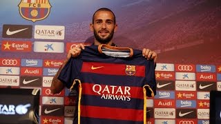 Presentació dAleix Vidal com a jugador del FC Barcelona [upl. by Den]