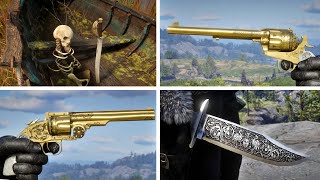 10 HIDDEN Weapons Locations in Red Dead Redemption 2 [upl. by Sinnek]