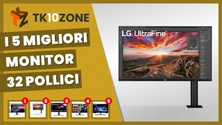 I 5 migliori monitor 32 pollici [upl. by Ecirtap]